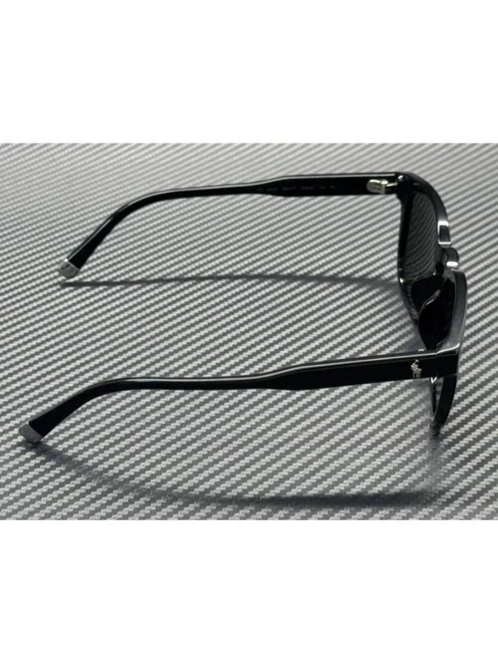 New Polo Ralph Lauren Men Shiny Black Sunglasses -20-145